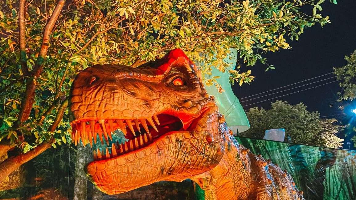 Shopping De Goi Nia Recebe Parque Tem Tico De Dinossauros