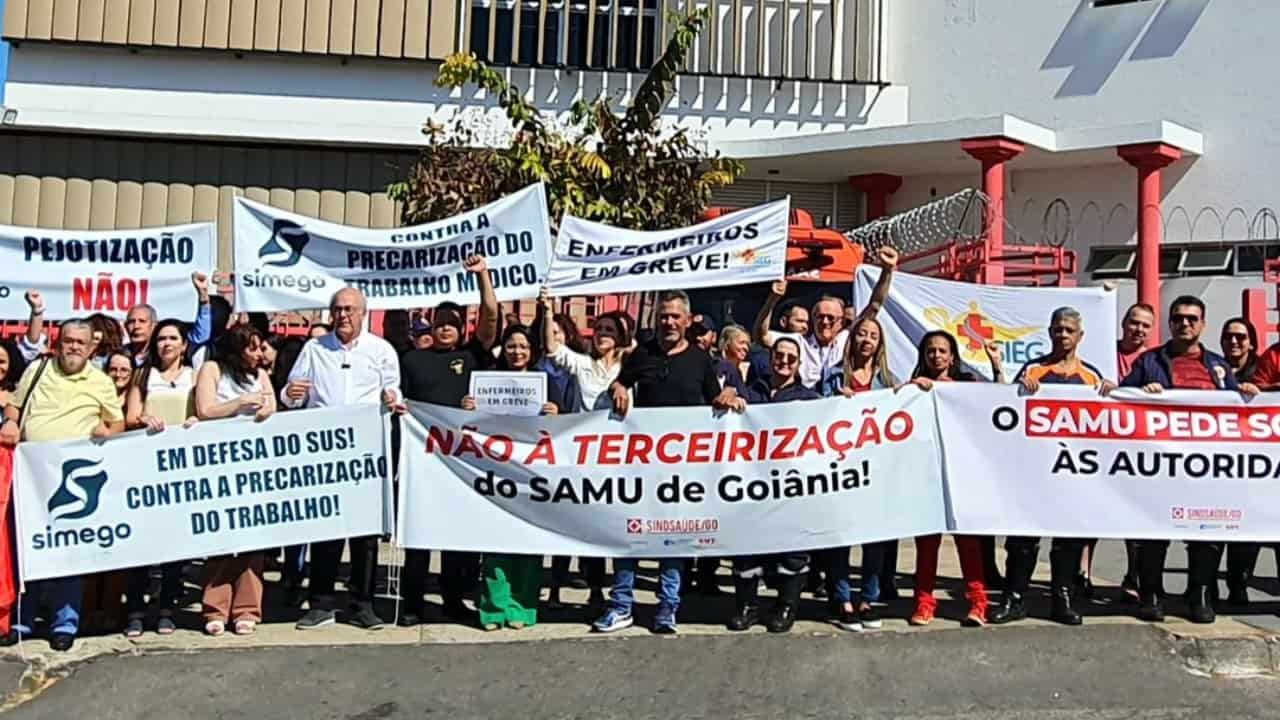 Servidores do Samu anunciam greve a partir da próxima semana em