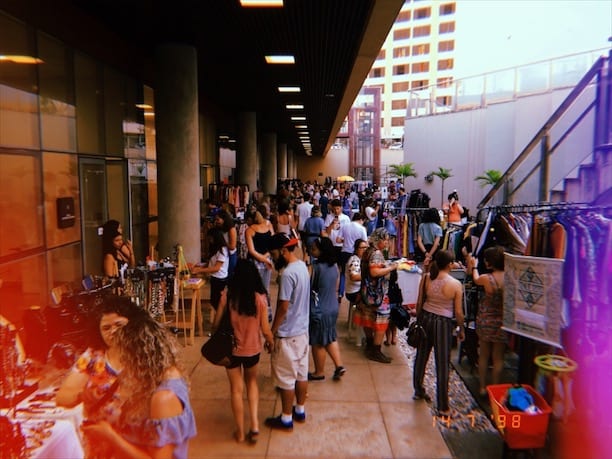 Vila Cultural Cora Coralina durante edição do Mercado das Coisas, em 2018 | Foto: Paula Falcão