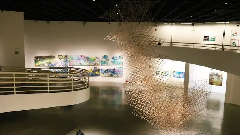 área interna do museu de arte contemporânea de goiás (MAC)