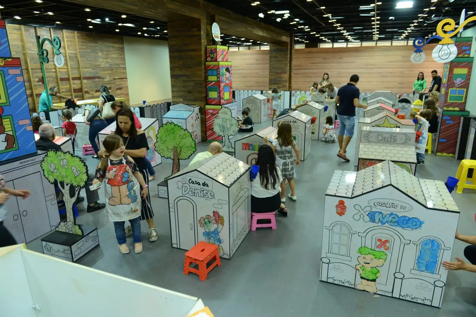 Cidade Colorir Turma da Mônica chega ao Goiânia Shopping
