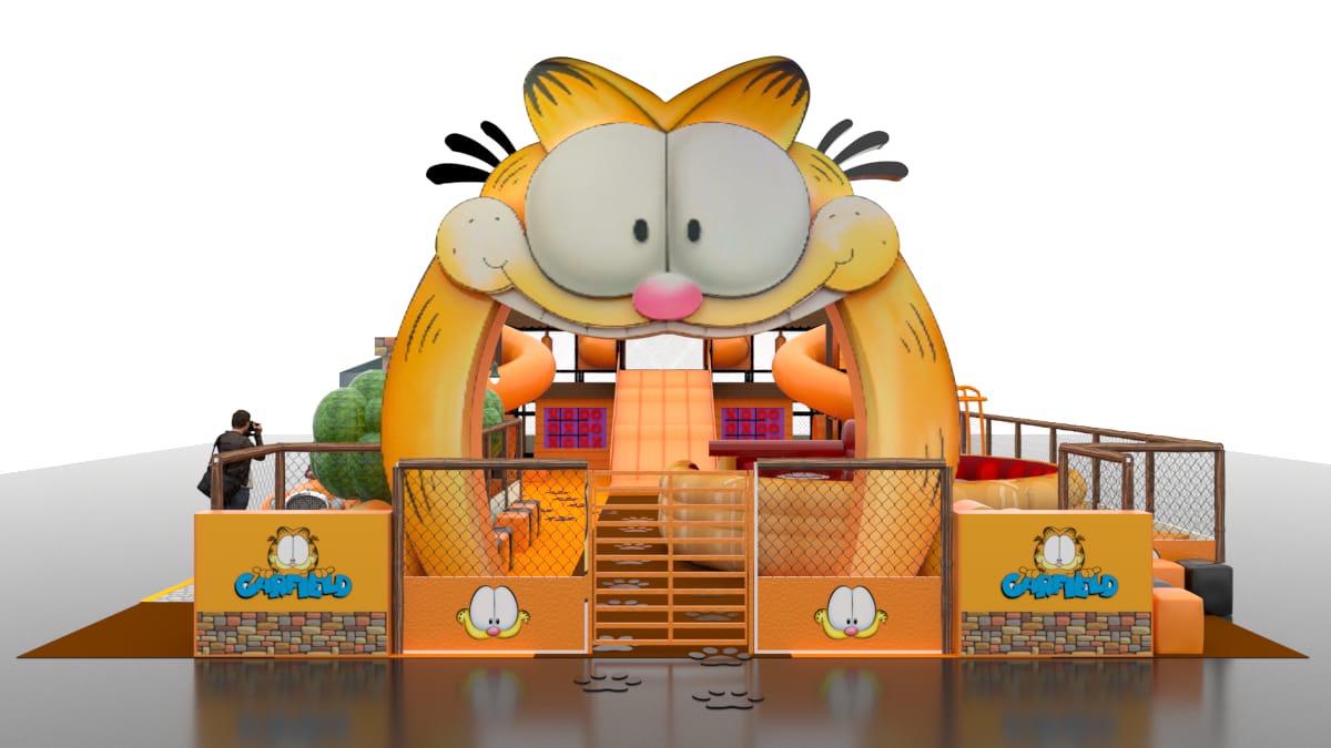 Parque do Garfield chega para temporada em shopping de Goiânia