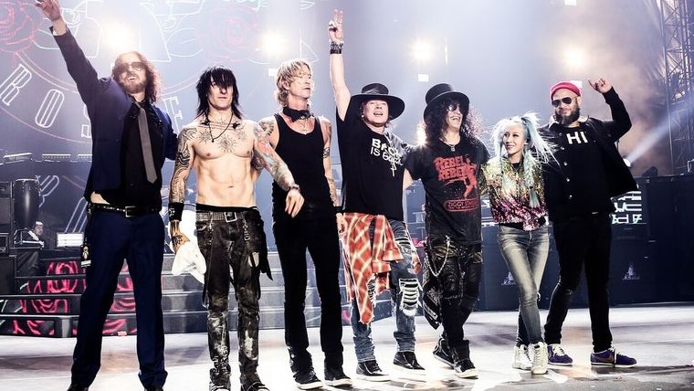 Banda Guns N' Roses faz show em Goiânia, em setembro, no Estádio Serra Dourada