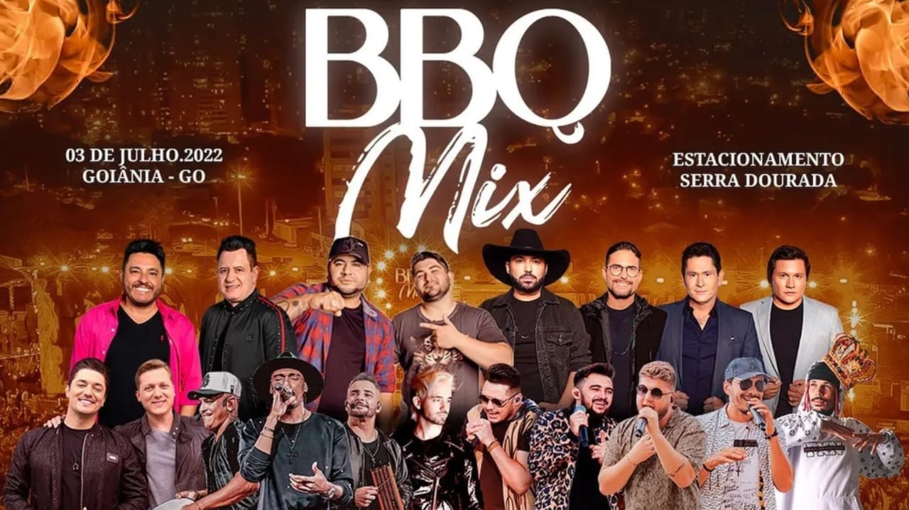 Goiânia recebe 2ª edição do BBQ Mix, com churrasco e diversos shows
