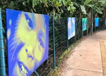 Bosque dos Buritis recebe exposição fotográfica "Corre Curumim!"