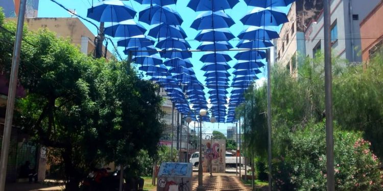 Rua do Lazer ganha decoração alusiva ao Novembro Azul