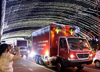 Caravana de Natal da Coca-Cola passa por Goiânia e mais 11 cidades de Goiás