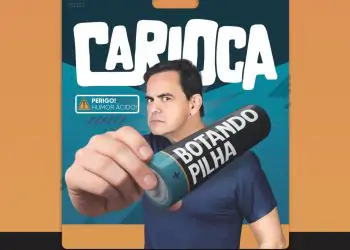 Carioca apresenta o stand-up “Botando Pilha” no Teatro Goiânia