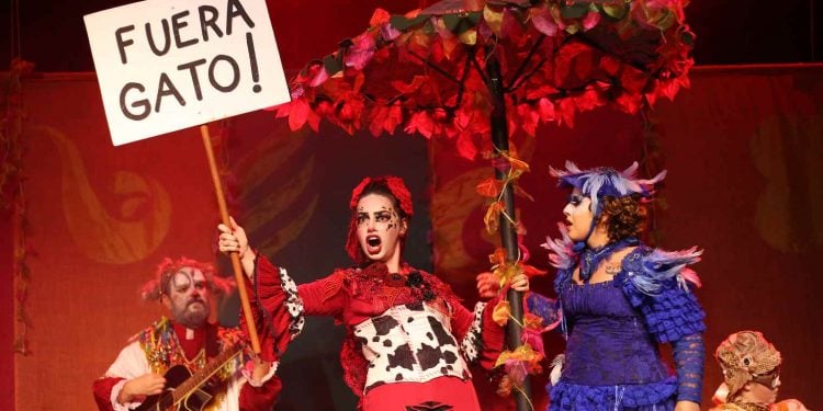 Cia Sala 3 faz apresentações gratuitas de “O gato malhado e a andorinha Sinhá”