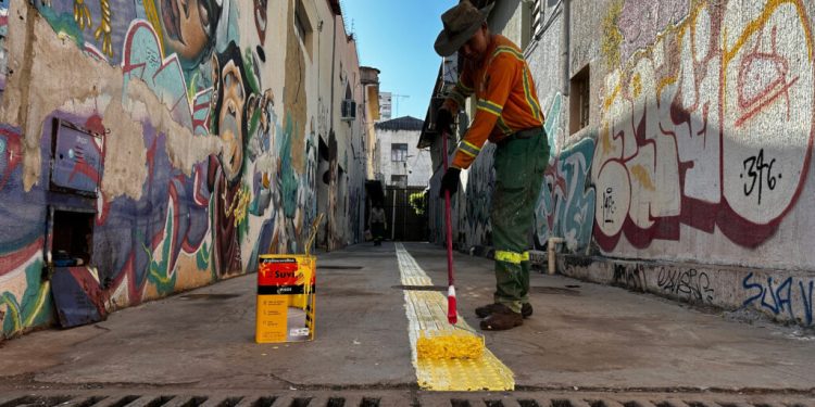 Rua do Lazer, no Centro, passa por revitalização
