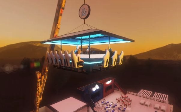 Sky Piri: Pirenópolis ganha gastrobar suspenso a 50 metros de altura