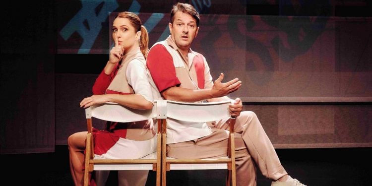 Letícia Spiller e Marcelo Serrado apresentam 'Avesso do Avesso' no Teatro Goiânia