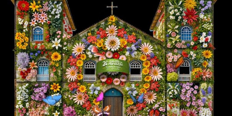 Igreja do Rosário vira tela viva em Pirenópolis com projeção mapeada