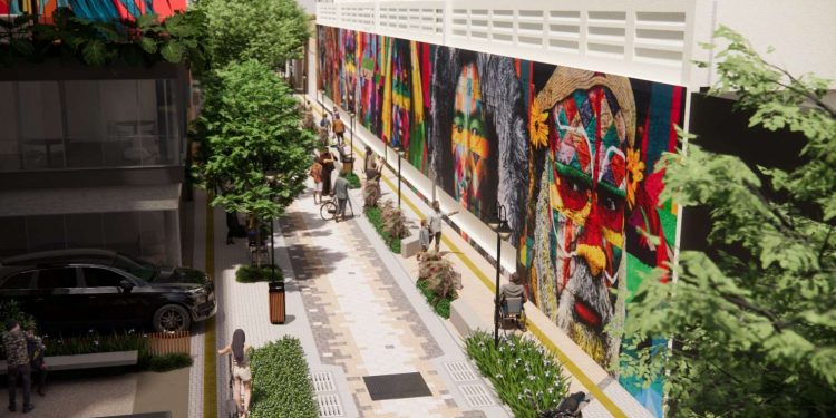 Viela 36, no Setor Marista, se transforma em novo espaço de convivência