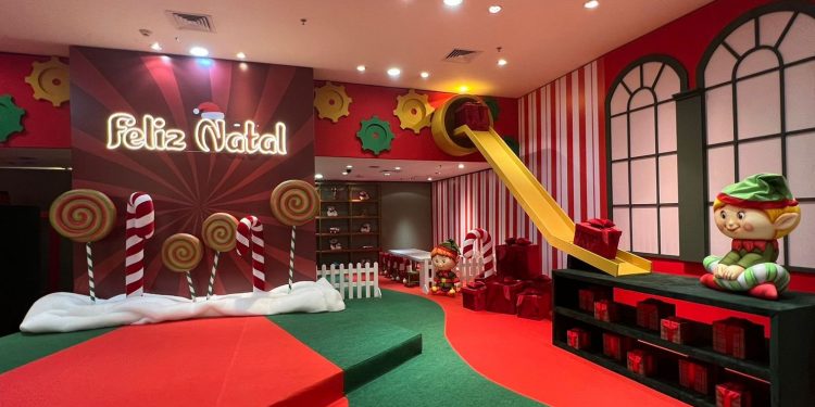 Goiânia Shopping ganha espaço natalino com experiências criativas para crianças