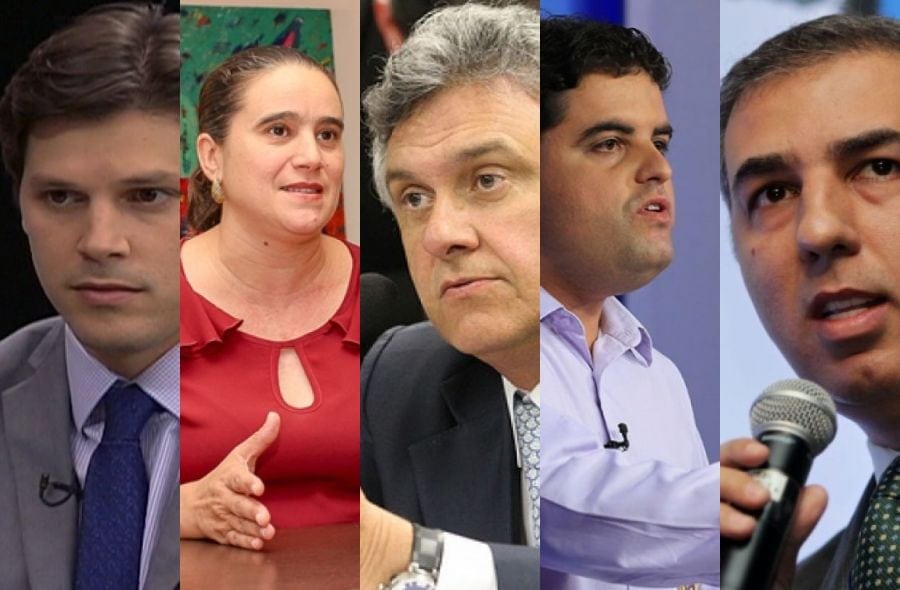 Candidatos ao governo de Goiás se enfrentam em primeiro debate nesta segunda-feira