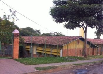 Incêndio atinge mata próxima a escola em Aparecida de Goiânia