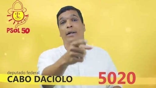 Polêmico e com discurso 'antissocialista', Cabo Daciolo era membro do PSOL