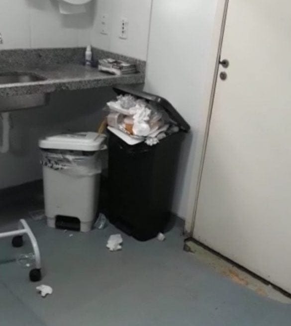 Acompanhantes denunciam falta de limpeza no Hospital Materno Infantil em Goiânia