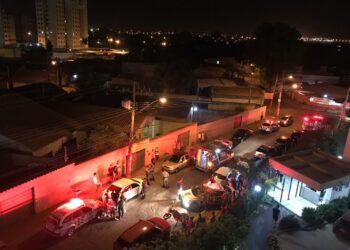 Briga, tiros e  em festa de policiais e agentes prisionais em Goiânia
