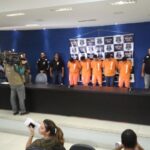 Polícia apresenta integrantes de quadrilha especializada em roubo de gado em Goiás