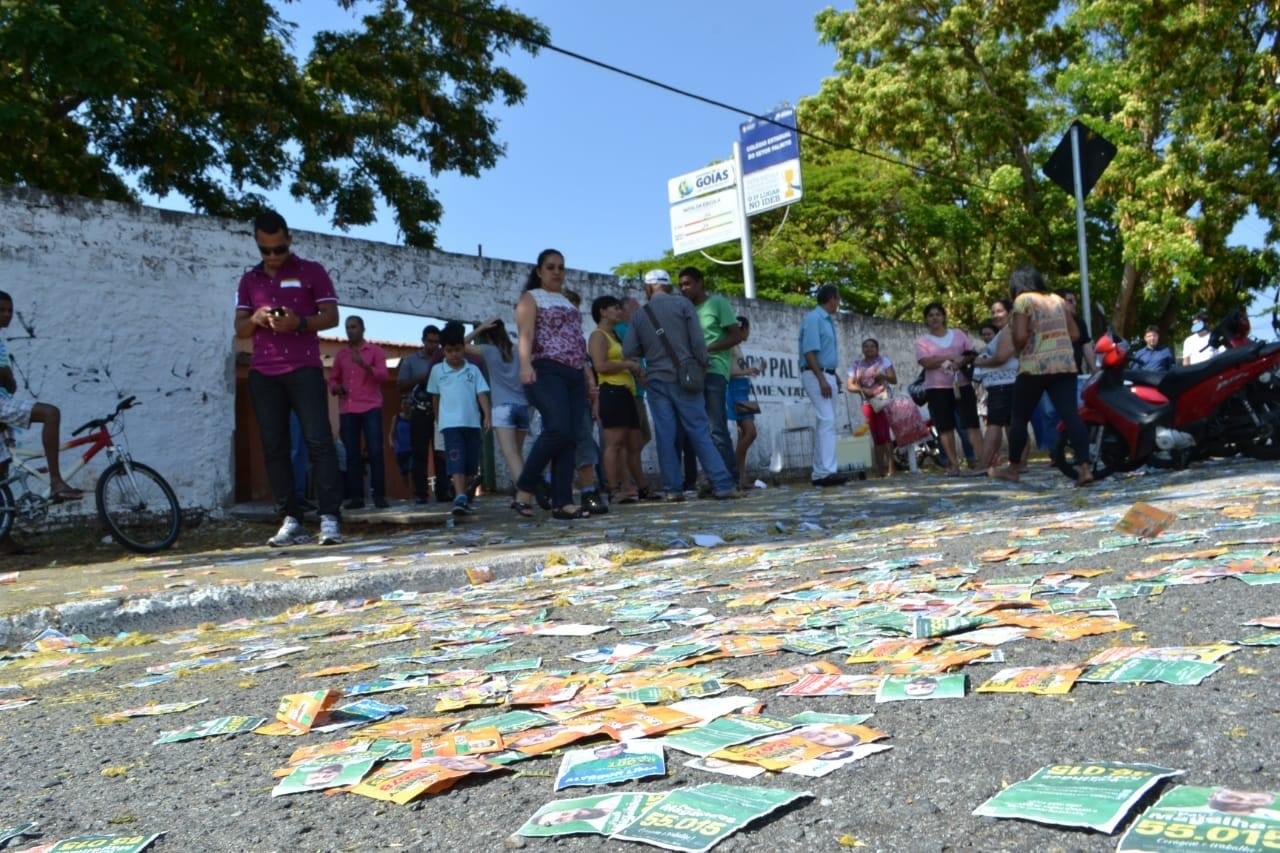 Comurg recolhe 25 toneladas de material de campanha em Goiânia
