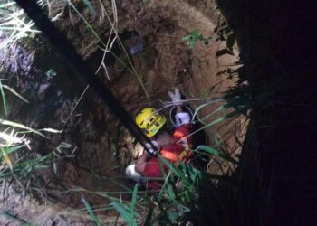 Preso do semiaberto cai em cisterna depois de fugir da polícia em Anápolis