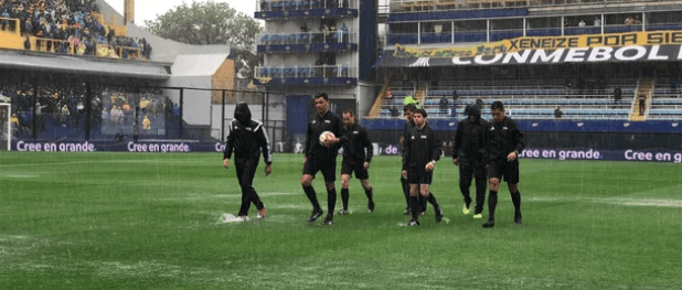 Forte chuva faz Conmebol adiar 1º jogo da final da Libertadores para este domingo
