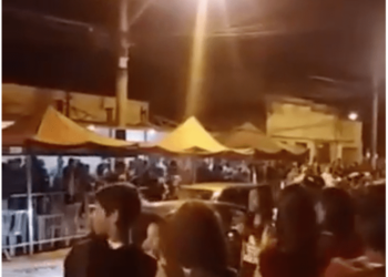 Promoção de açaí termina em pancadaria generalizada em Anápolis; veja o vídeo