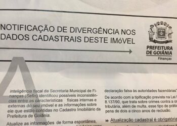 Moradores de Goiânia tem até dia 20 de dezembro para fazer a regularização cadastral do imóvel