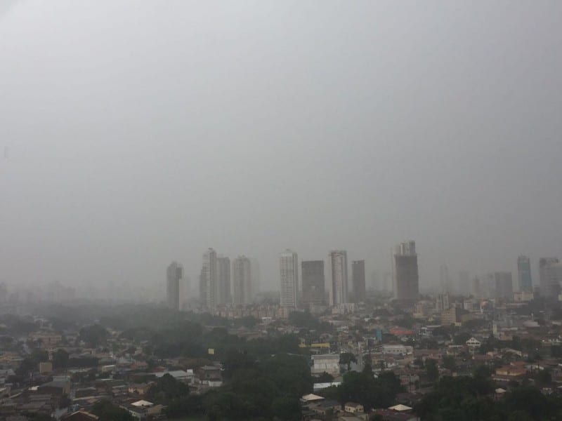 Pancadas de chuva em Goiânia devem marcar último dia de 2018