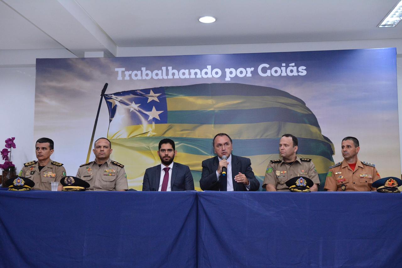 Secretário de Segurança de Ronaldo Caiado anuncia comandantes da PM e dos Bombeiros
