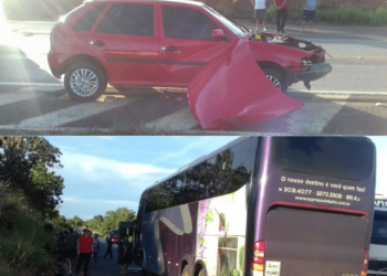 Motorista bêbado provoca acidente na BR 153, em Estrela do Norte