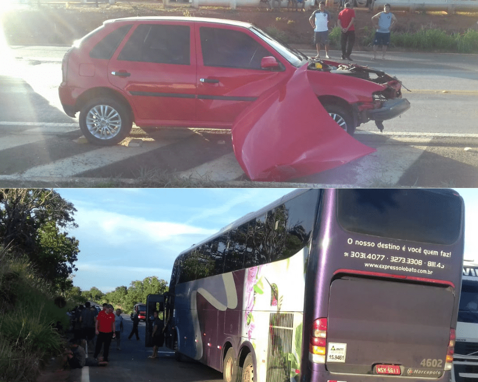 Motorista bêbado provoca acidente na BR 153, em Estrela do Norte