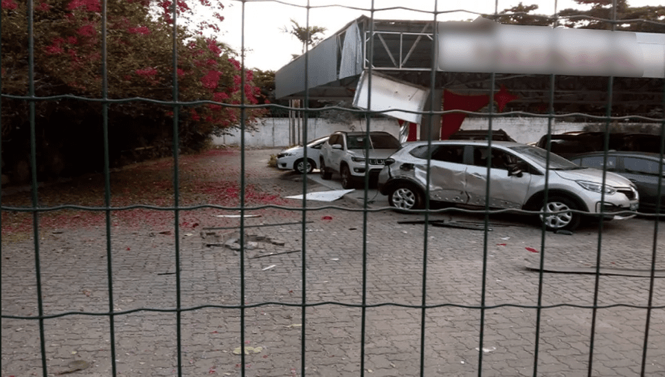 Torre de energia e concessionária de veículos sofrem ataques no Ceará