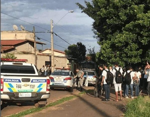 Alarme falso de tiroteio em escola de Goiânia causa pânico nesta manhã
