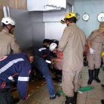 Casal de idosos fica ferido após queda de elevador, em Goiânia