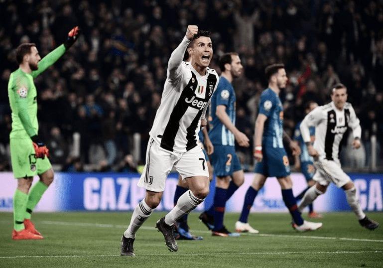 Cristiano Ronaldo marca 3, Juventus bate o Atlético e avança na Liga dos Campeões