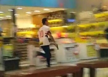 Joalheria é alvo de assaltantes no Buriti Shopping, em Goiânia