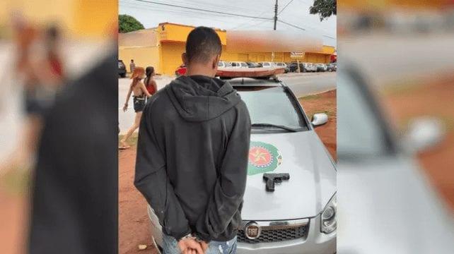 Jovem se arrepende de devolve carro roubado do motorista de aplicativo, em Trindade