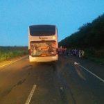 Acidente entre ônibus e caminhão deixa 11 feridos na BR-060, interior de Goiás