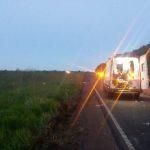 Acidente entre ônibus e caminhão deixa 11 feridos na BR-060, interior de Goiás