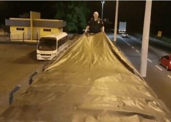 Ao ser abordado, motorista de caminhão com contrabando foge para matagal, em Morrinhos