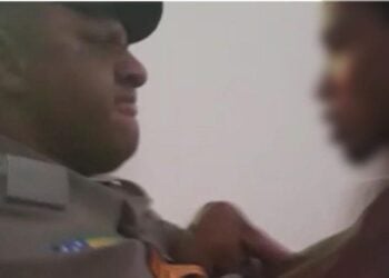 Veja vídeo em que adolescente é agredido por PM, em Trindade