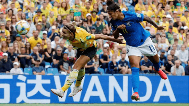 Brasil sai na frente mas é derrotada pela Austrália na Copa do Mundo de Futebol Feminino