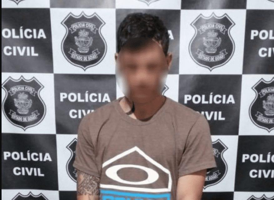 Jovem que bateu na ex-mulher e ameaçou filho de morte é preso, em Morrinhos