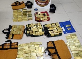 Passageiro é preso com R$ 18 milhões em ouro no aeroporto de Goiânia