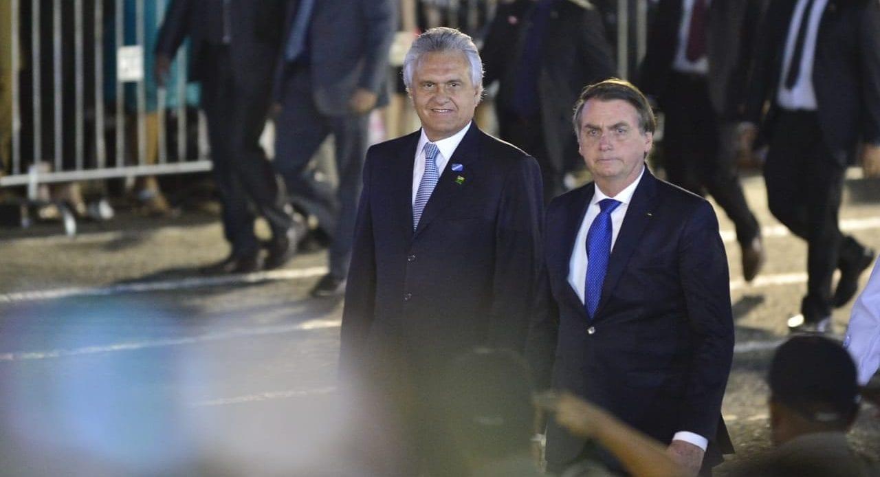 Bolsonaro: Caiado é um grande aliado meu, especialmente, nas causas ideológicas
