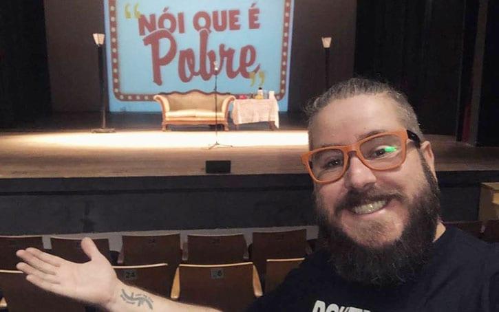 Cleber Rosa apresenta stand up 'Nói que é Pobre', em Goiânia