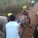 Motorista é ejetado de carro em acidente na ponte do Exército, na GO-060, em Goiás